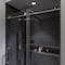 Anzzi Madam 48" x 76" Frameless Sliding Shower Door in Chrome with Handle SD-AZ13-01CH - alternate 4